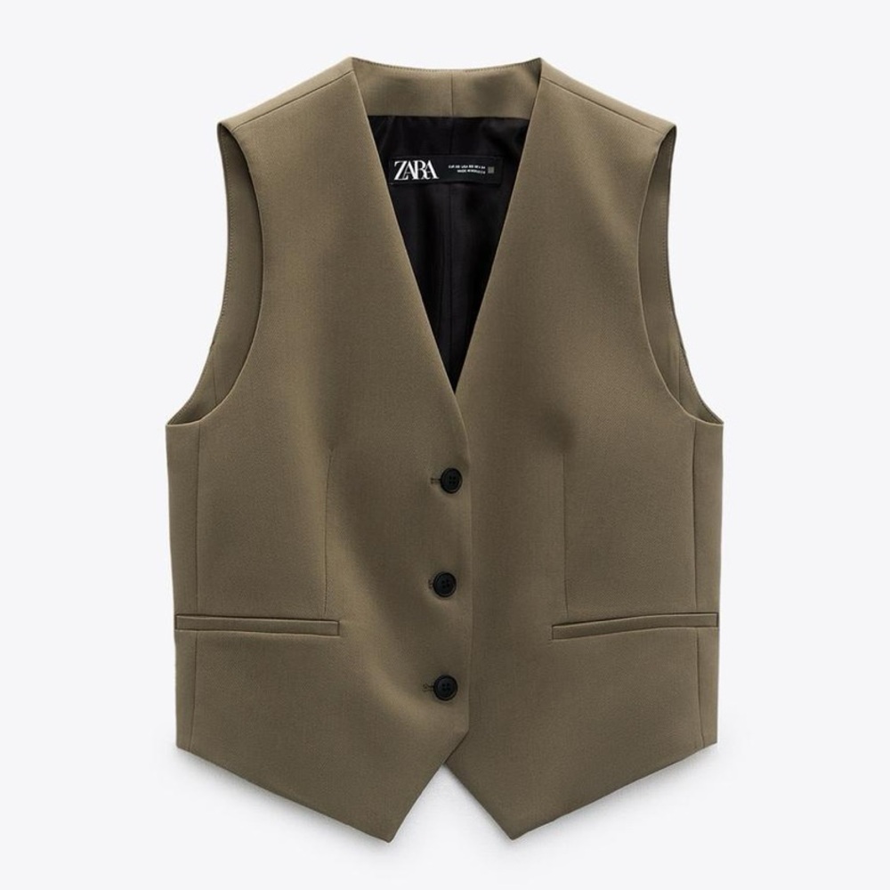 Zara Women's Tailored Vest | Small